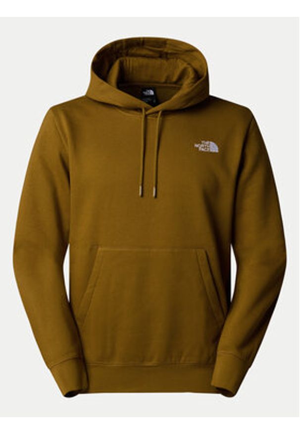 The North Face Bluza Essential NF0A89ES Zielony Relaxed Fit. Kolor: zielony. Materiał: bawełna, syntetyk