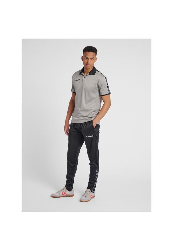 Spodnie Sportowe dresowe treningowe Hummel Authentic Poly Pant. Kolor: biały, wielokolorowy, czarny. Materiał: dresówka