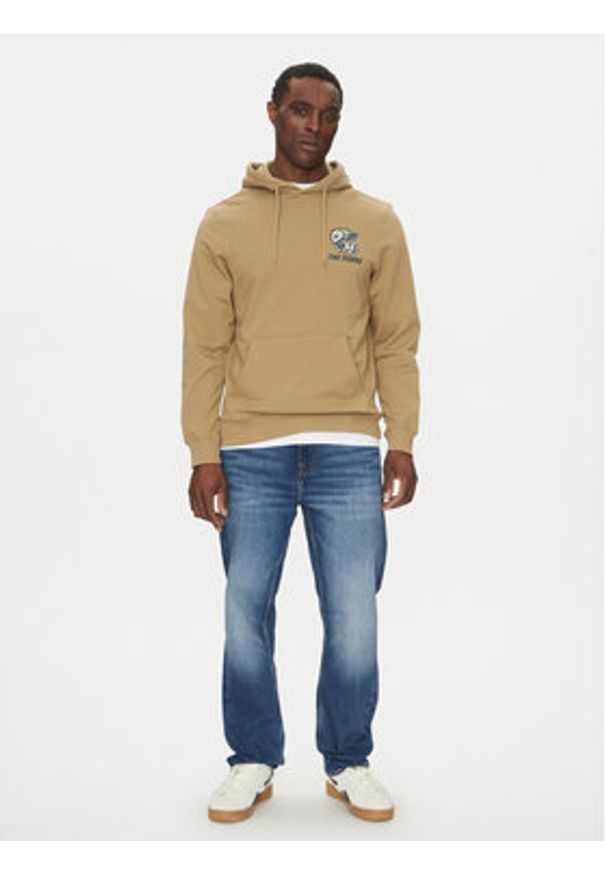 Element Bluza ELYSF00281 Khaki Regular Fit. Kolor: brązowy. Materiał: bawełna