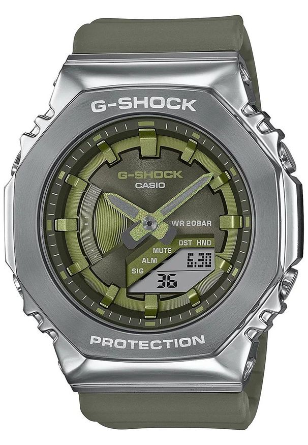 G-Shock - Zegarek Męski G-SHOCK Metal Covered GM-S2100-3AER. Rodzaj zegarka: analogowe