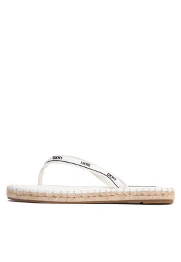 DKNY Espadryle Tabatha K1240129 Biały. Kolor: biały. Materiał: skóra