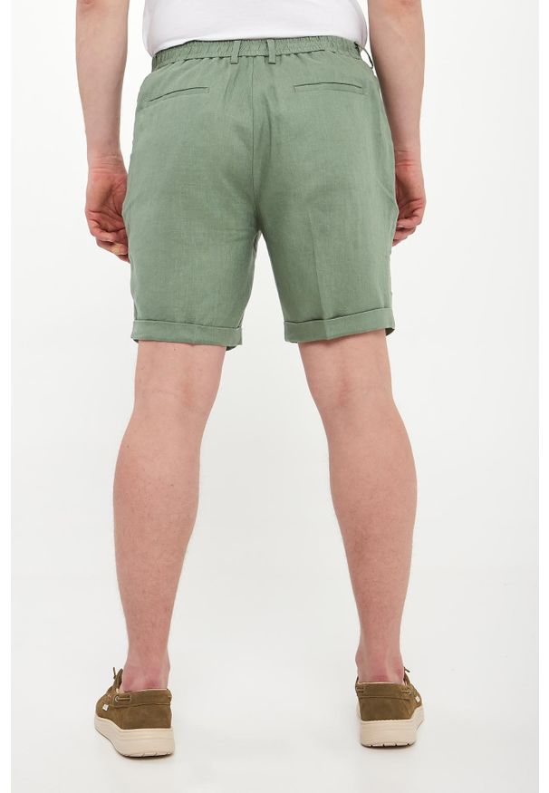Liu Jo - Bermudy męskie lniane LIU JO. Materiał: len