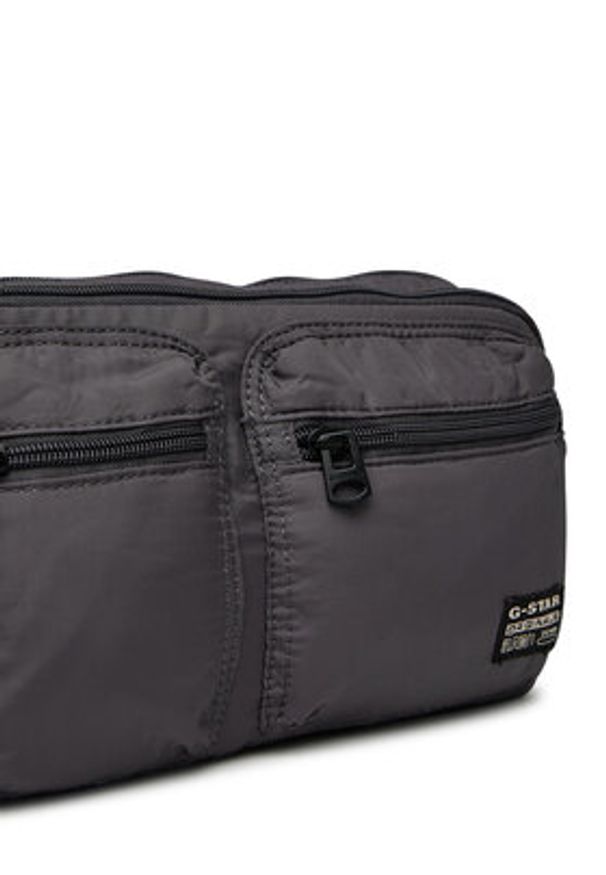 G-Star RAW - G-Star Raw Saszetka nerka GSR-B-014-07 Szary. Kolor: szary. Materiał: materiał