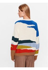 Weekend Max Mara Sweter Faglia 23536620 Kolorowy Relaxed Fit. Materiał: syntetyk, bawełna. Wzór: kolorowy #5