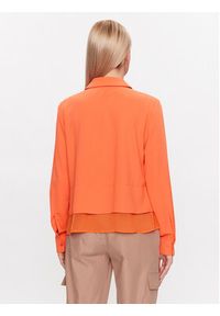 DKNY Koszula P3BMAO24 Pomarańczowy Regular Fit. Kolor: pomarańczowy. Materiał: syntetyk
