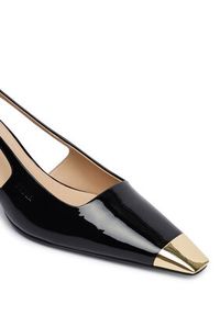 Furla Czółenka Metal Slingback YM29FML X70000 CN O6000 Czarny. Kolor: czarny. Materiał: skóra, lakier #2