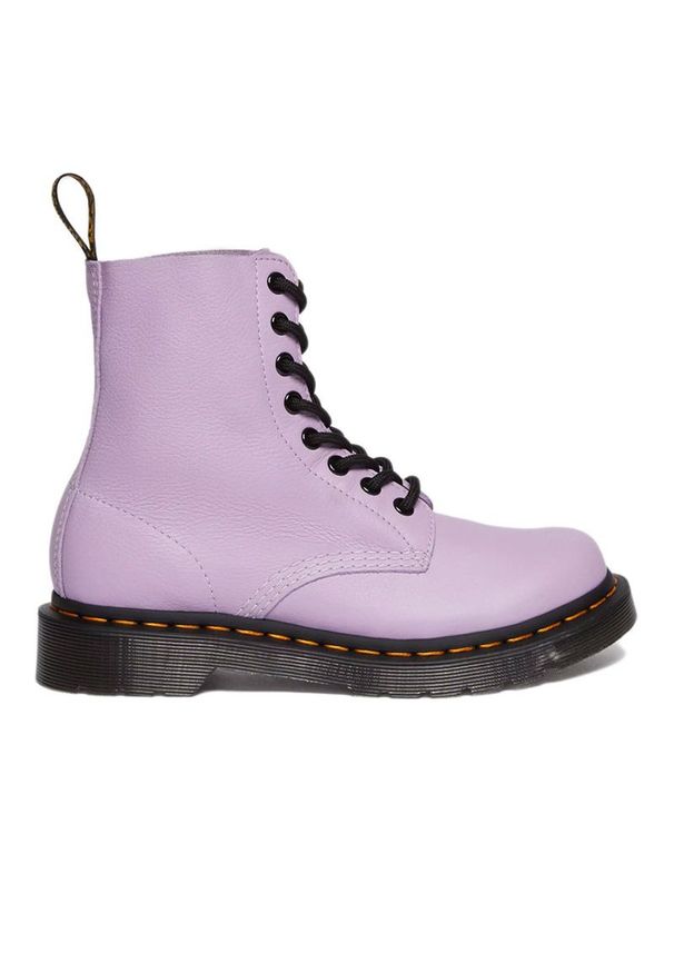 Dr. Martens - Buty Dr Martens 1460 Pascal Black Eyelet Lace Up 30689308 - fioletowe. Zapięcie: sznurówki. Kolor: fioletowy. Materiał: skóra. Szerokość cholewki: normalna. Wzór: gładki. Sezon: lato. Sport: bieganie