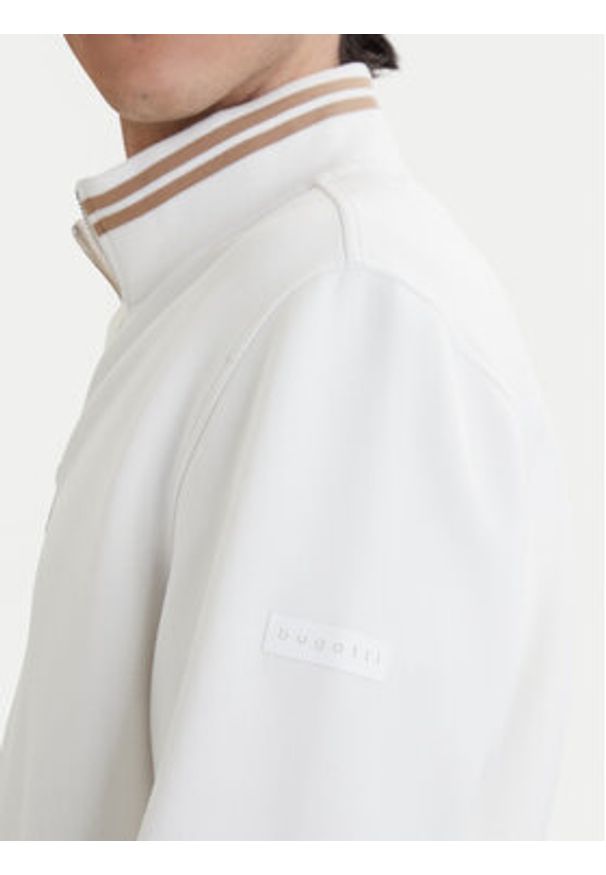 Bugatti Bluza 8750-75080C Écru Regular Fit. Materiał: syntetyk