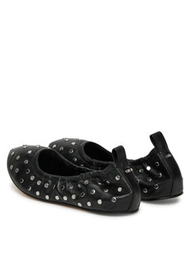 MICHAEL Michael Kors Baleriny Amy 40S5AYFP2L Czarny. Kolor: czarny. Materiał: skóra