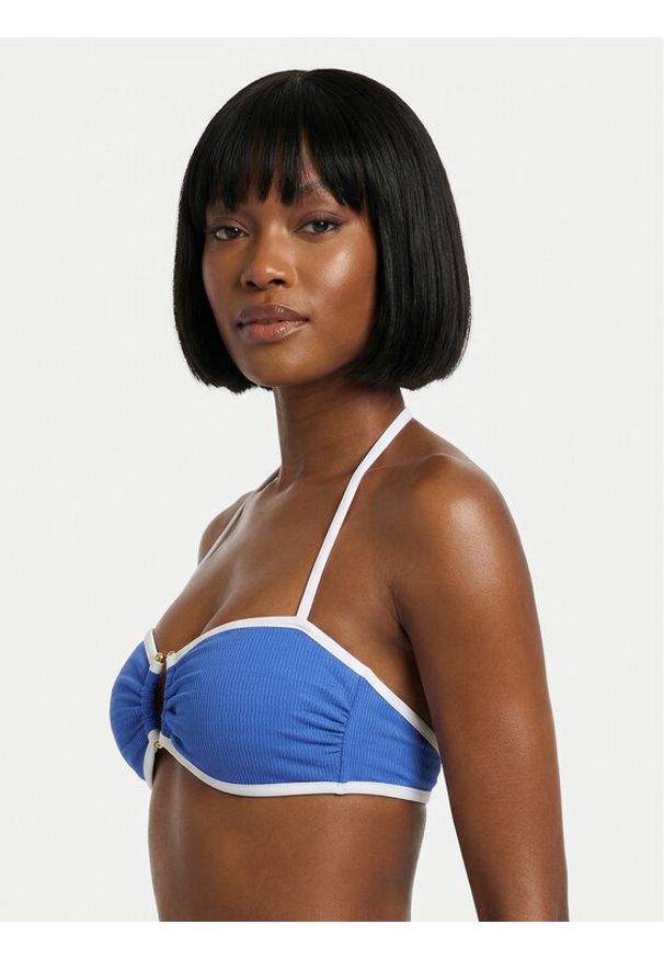 Seafolly Góra od bikini Beach Bound 31283-072 Niebieski. Kolor: niebieski. Materiał: syntetyk