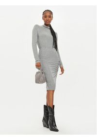 Pinko - PINKO Spódnica ołówkowa Kedrin 104454 A2B4 Szary Slim Fit. Kolor: szary. Materiał: wiskoza