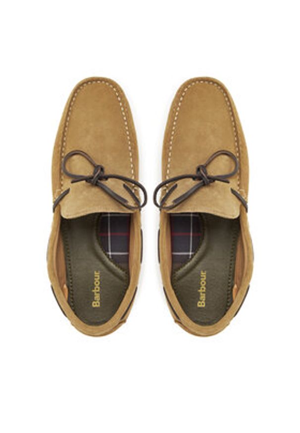 Barbour Mokasyny MFO0796BE31 Beżowy. Kolor: beżowy. Materiał: zamsz, skóra