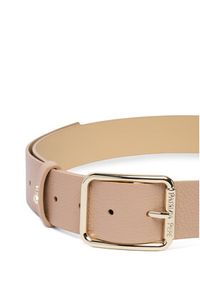 Patrizia Pepe Pasek Damski CW6409/L001-R874 Beżowy. Kolor: beżowy. Materiał: skóra #3