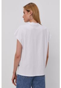 Noisy may - Noisy May T-shirt damski kolor biały. Kolor: biały. Materiał: bawełna, dzianina. Wzór: aplikacja #2