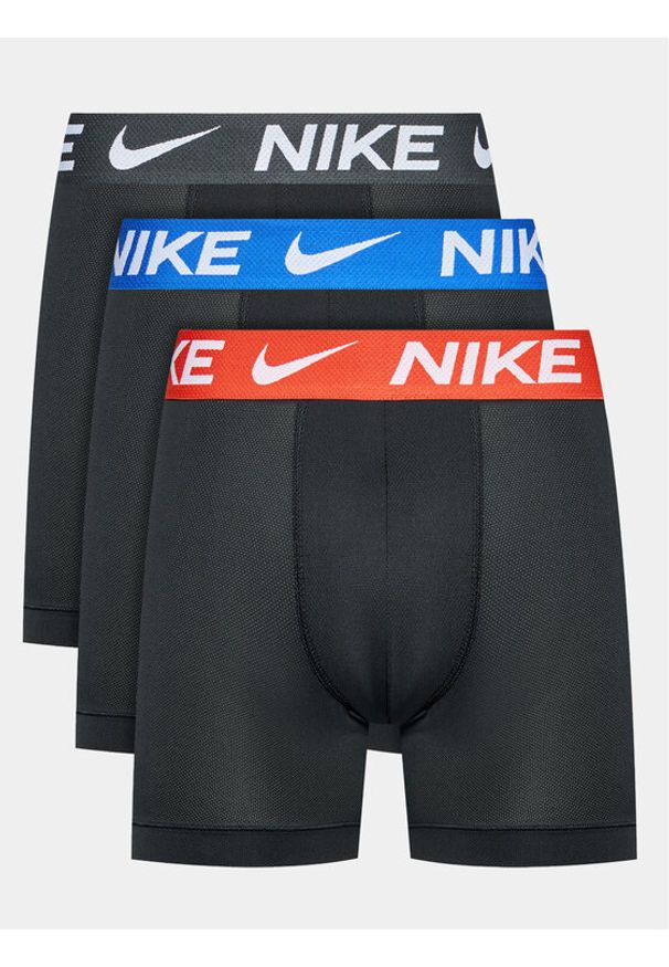 Nike Komplet 3 par bokserek 0000KE1225 Czarny. Kolor: czarny. Materiał: syntetyk