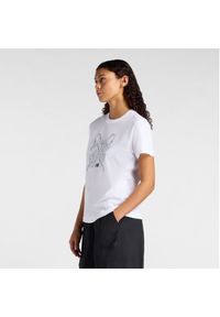 Koszulka damska New Balance WT61M6WOWT – biała. Kolor: biały. Materiał: bawełna #4