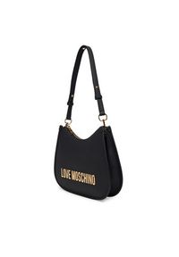 Love Moschino - LOVE MOSCHINO Torebka JC4021PP1NKD0000 Czarny. Kolor: czarny. Materiał: skórzane