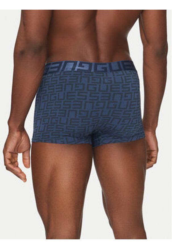Guess Komplet 3 par bokserek U4RG01 K6YW0 Granatowy. Kolor: niebieski. Materiał: bawełna