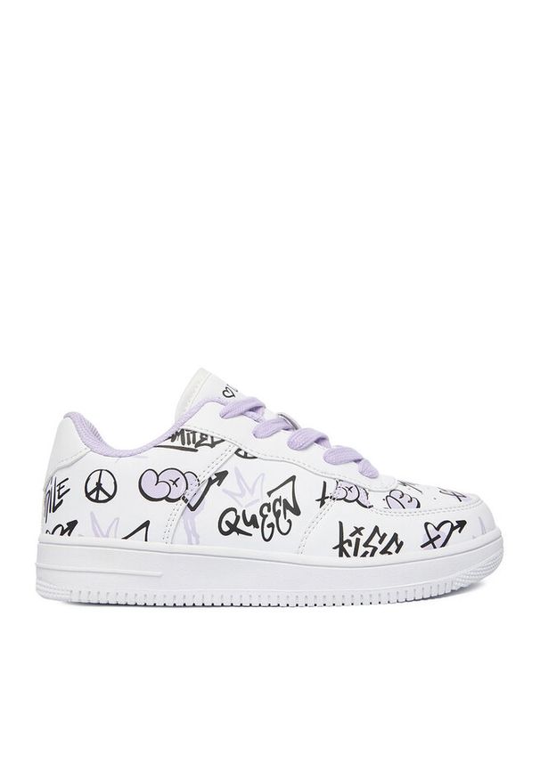Sneakersy DeeZee. Kolor: biały