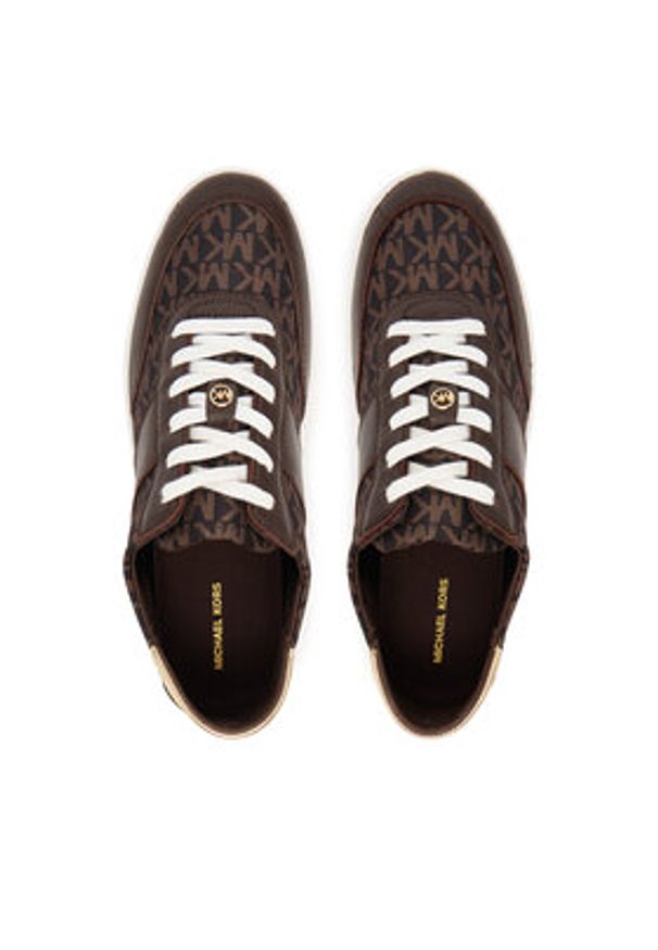 MICHAEL Michael Kors Sneakersy Kaycee 43T5KCFS5L Brązowy. Kolor: brązowy. Materiał: materiał