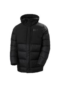 Długa kurtka Helly Hansen active puffy. Kolor: czarny. Materiał: syntetyk. Długość: długie