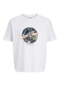 Jack & Jones T-Shirt Honolulu 12288088 Biały Regular Fit. Kolor: biały. Materiał: bawełna #5