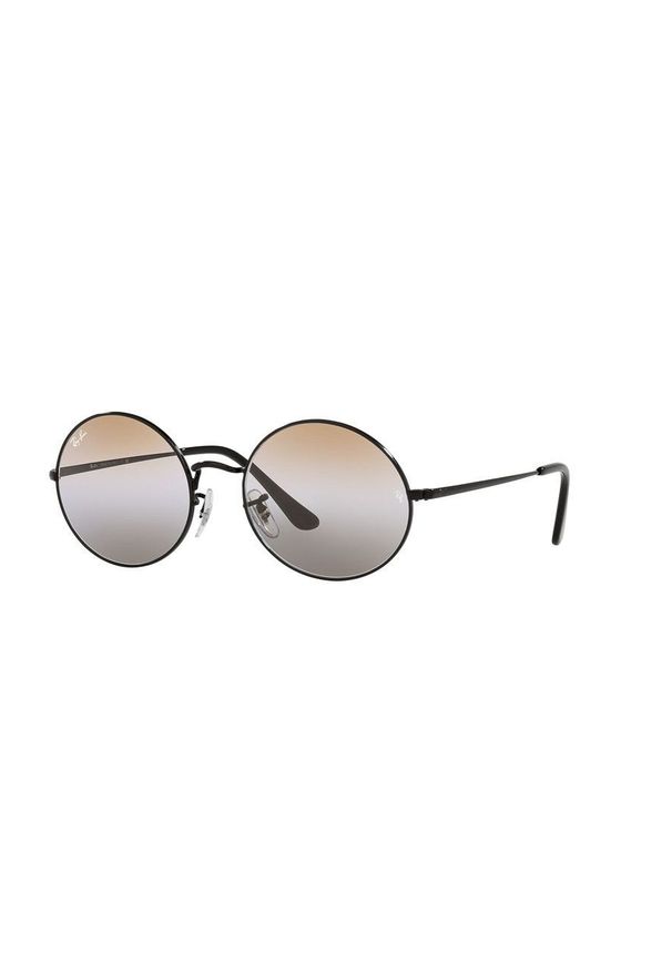 Ray-Ban Okulary przeciwsłoneczne kolor czarny. Kształt: okrągłe. Kolor: czarny