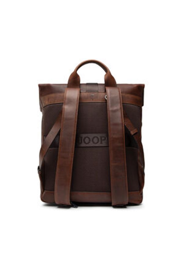 JOOP! Plecak Rico 4140006310 Brązowy. Kolor: brązowy. Materiał: skóra