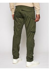 G-Star RAW - G-Star Raw Spodnie materiałowe Rovic D02190-5126-6059 Zielony Tapered Fit. Kolor: zielony. Materiał: bawełna #3