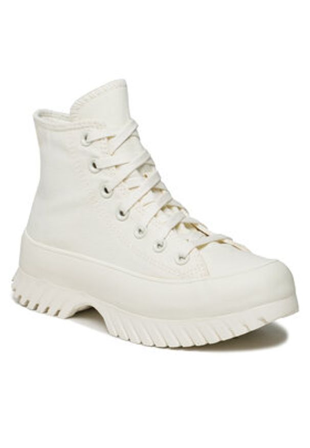 Converse Trampki Chuck Taylor All Star Lugged 2.0 Hi A03557C Écru. Kolor: kremowy. Materiał: materiał