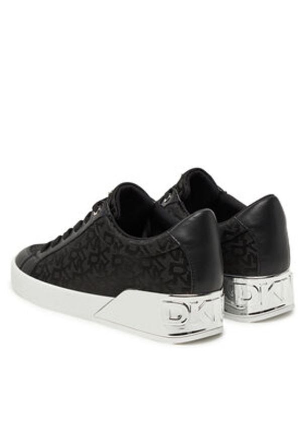 DKNY Sneakersy K1507746 Czarny. Kolor: czarny. Materiał: materiał