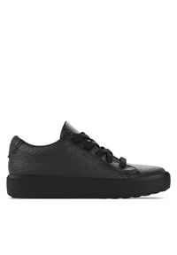 ecco - ECCO Sneakersy Soft 60 K Junior 71384301001 Czarny. Kolor: czarny. Materiał: skóra