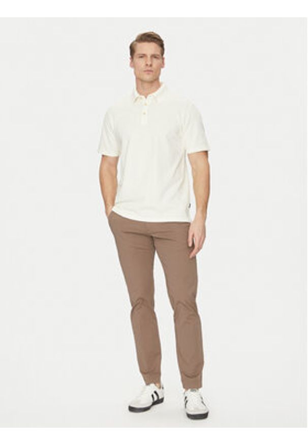 Jack & Jones - Jack&Jones Polo William 12257315 Biały Regular Fit. Typ kołnierza: polo. Kolor: biały. Materiał: bawełna