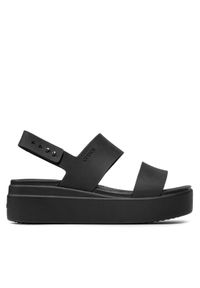 Crocs Sandały Brooklyn Low Wedge W 206453 Czarny. Kolor: czarny #1