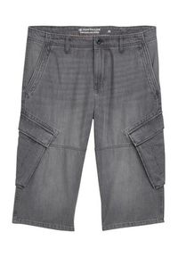 Tom Tailor Szorty jeansowe 1044977 Szary Relaxed Fit. Kolor: szary. Materiał: bawełna #4