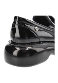 Czarne Półbuty Tuffoni Damskie Eleganckie Obuwie. Okazja: na co dzień. Kolor: czarny. Materiał: skóra, lakier. Styl: casual, elegancki, klasyczny #6