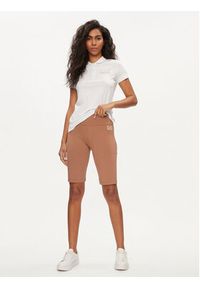 EA7 Emporio Armani Szorty sportowe 3DTS53 TJ01Z 1731 Brązowy Regular Fit. Kolor: brązowy. Materiał: bawełna #2