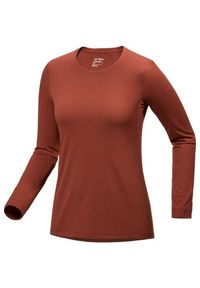 Koszulka trekkingowa damska Arc'teryx Taema Crew Ls. Kolor: brązowy
