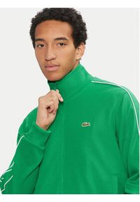 Lacoste Bluza SH1457 Zielony Regular Fit. Kolor: zielony. Materiał: bawełna