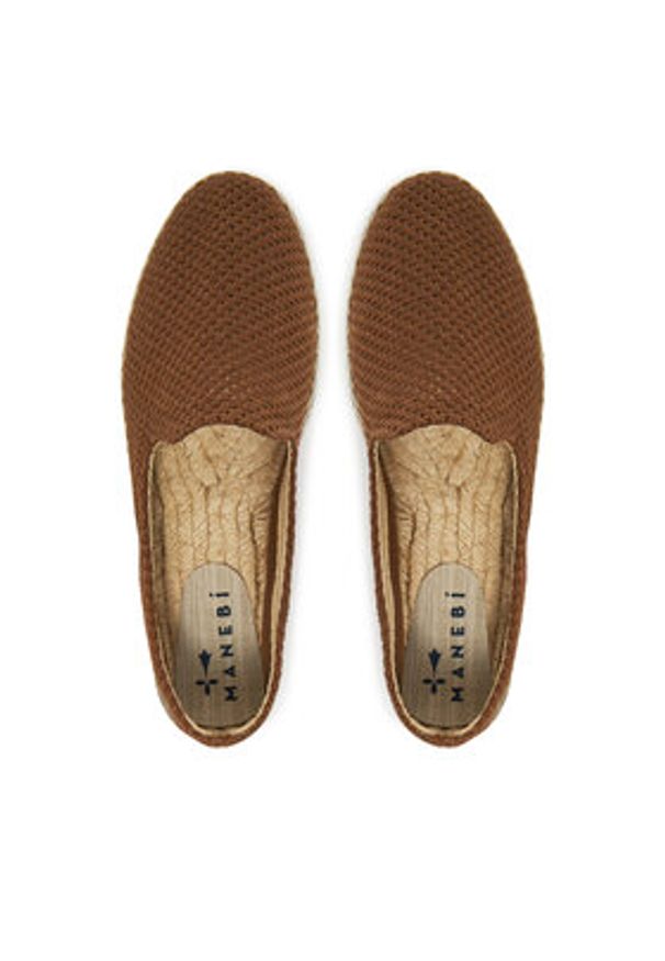 Manebi Espadryle H 2.7 N0 Brązowy. Kolor: brązowy. Materiał: materiał
