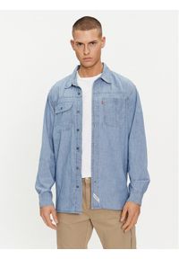 Levi's® Koszula jeansowa Auburn Worker A7224-0001 Niebieski Relaxed Fit. Kolor: niebieski. Materiał: bawełna #1