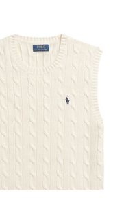 Polo Ralph Lauren Sweter 710979113003 Écru Regular Fit. Typ kołnierza: polo. Materiał: bawełna #7