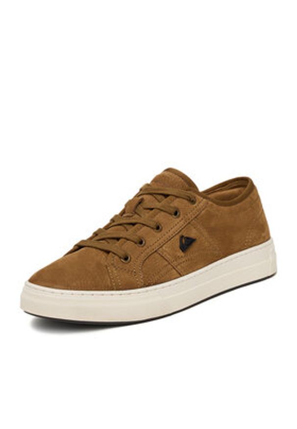 Quiksilver Sneakersy CEO-LUKE-01 MI08 Brązowy. Kolor: brązowy. Materiał: skóra, zamsz