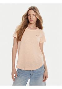 Roxy T-Shirt ERJZT05731-MEF0 Pomarańczowy Regular Fit. Kolor: pomarańczowy. Materiał: bawełna