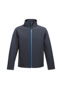 Regatta - Kurtka Damska Ablaze Printable Soft Shell. Kolor: niebieski. Sport: turystyka piesza