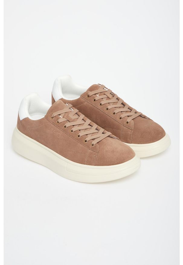 Liu Jo - Sneakersy męskie zamszowe LIU JO. Materiał: zamsz