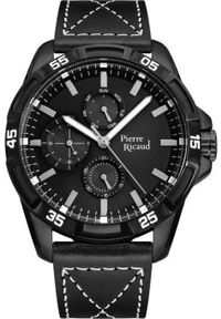 Zegarek Pierre Ricaud Zegarek męski Pierre Ricaud P97263.B214QF czarny. Kolor: czarny #1