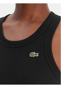 Lacoste Top TF5388 Czarny Slim Fit. Kolor: czarny. Materiał: bawełna #4