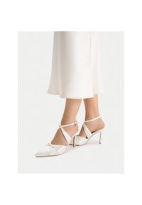 Szpilki Nine West. Kolor: kremowy. Obcas: na szpilce #1