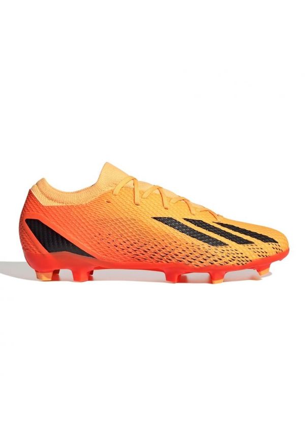 Adidas - Buty piłkarskie adidas X Speedportal.3 Fg M GZ5077 pomarańcze i czerwienie pomarańczowe. Zapięcie: sznurówki. Kolor: pomarańczowy. Materiał: syntetyk, guma. Sport: piłka nożna
